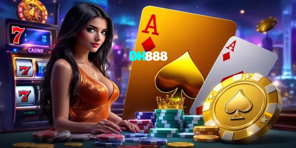 DK888 casino presented on mobile device in Pakistan with slots and live games